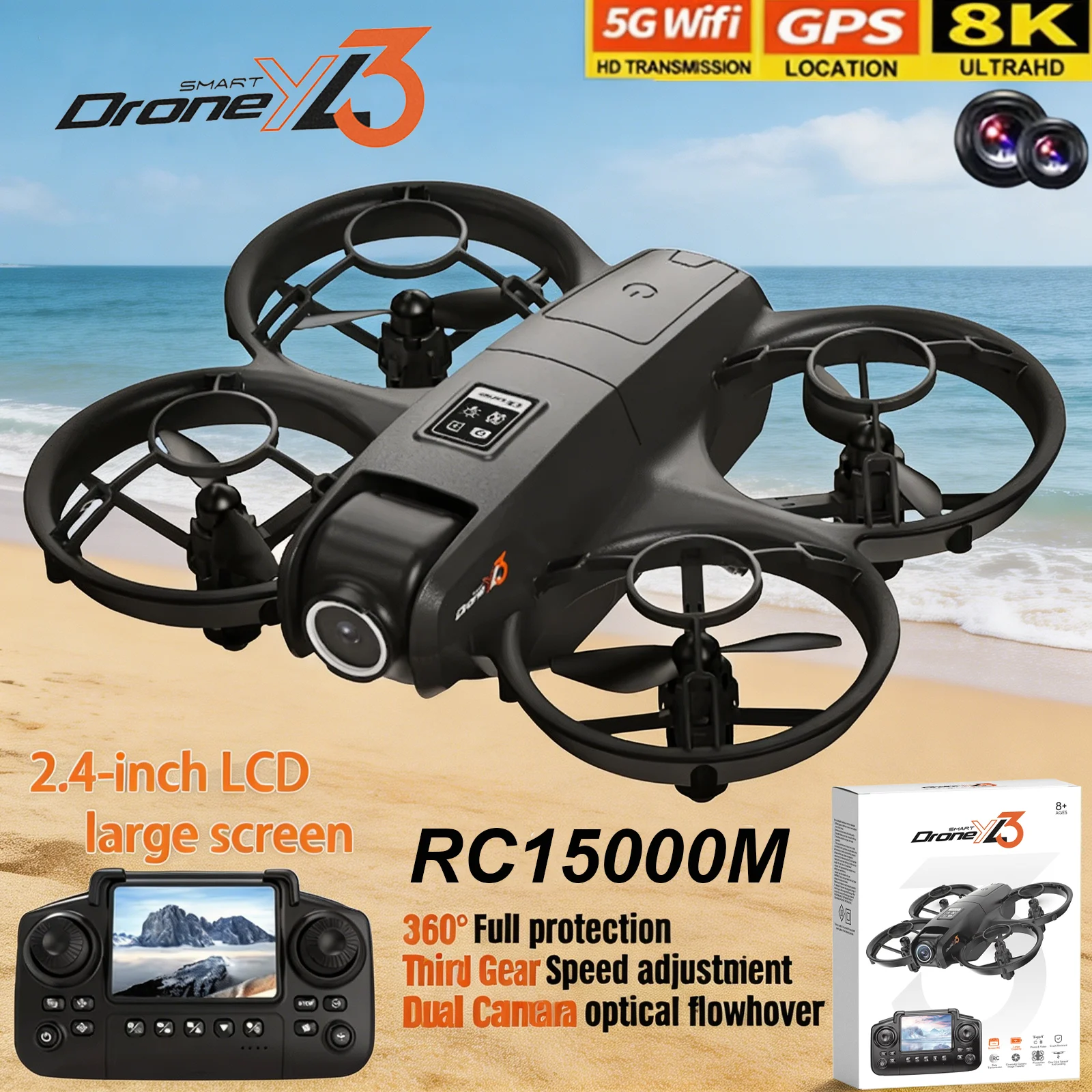 Drone Photogrammetry - New YL3 RC Drone 8K 1080P