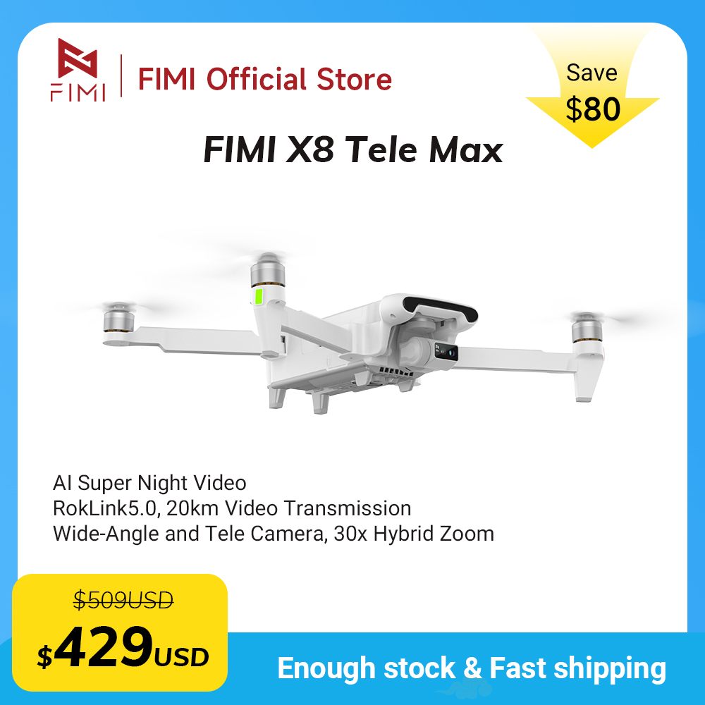FIMI X8 Tele Max New Drone Wid - Drone Thermal Imaging 评论和价格