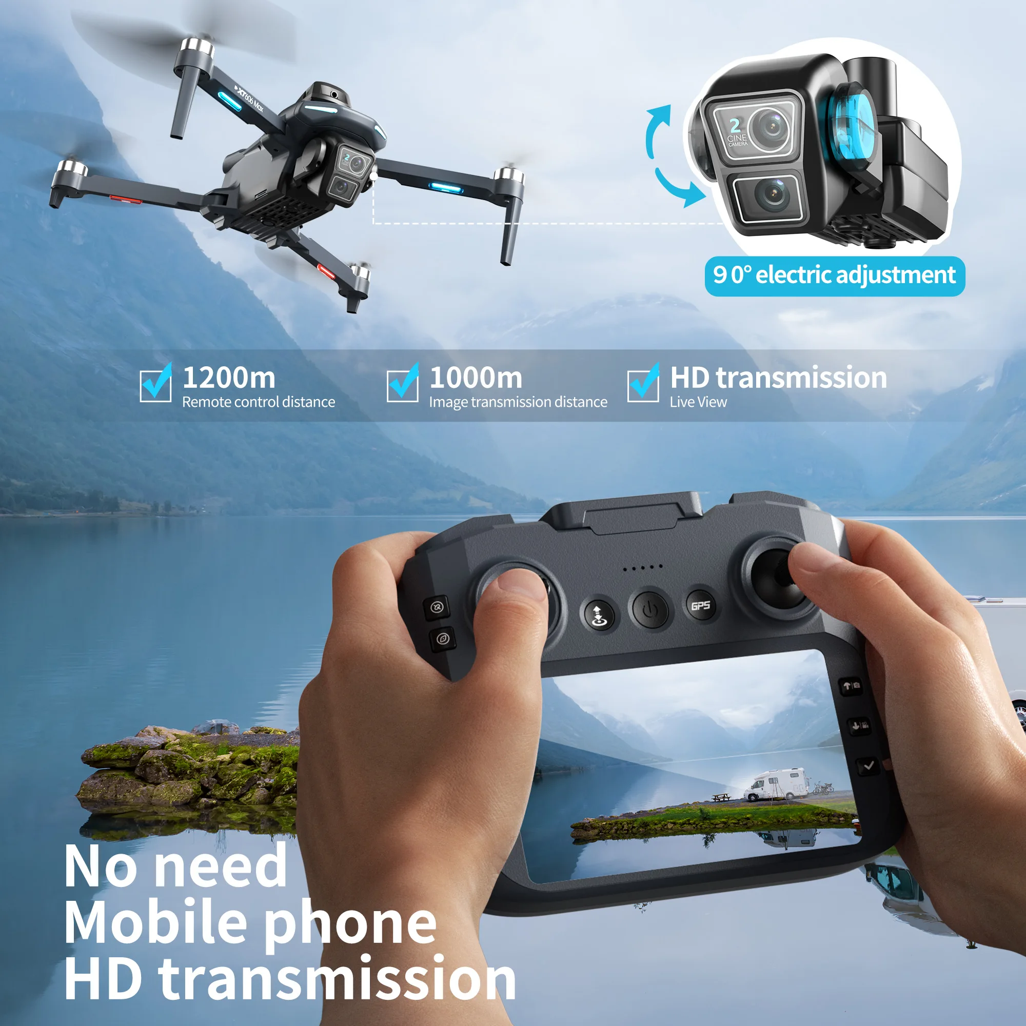 Lenovo XT606 Drone Professiona - Drone Photogrammetry 评论和价格