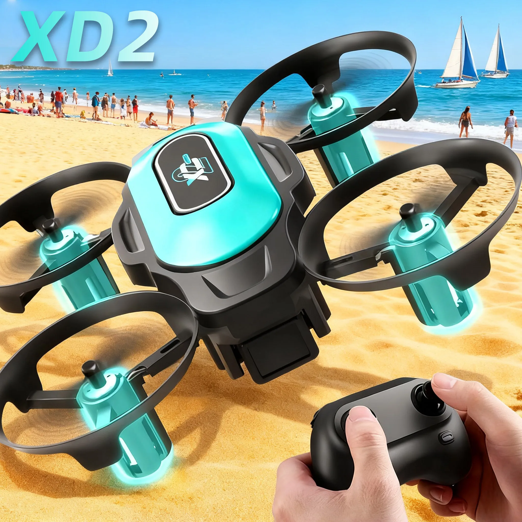 XD2 Mini Drone, 360° Stunt Fli - Drone Cinematic 评论和价格