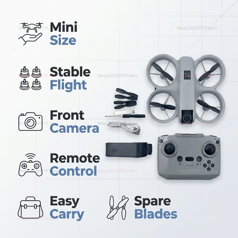 Mini Drone with 8K HD Camera F - Drone Video Production 评论和价格