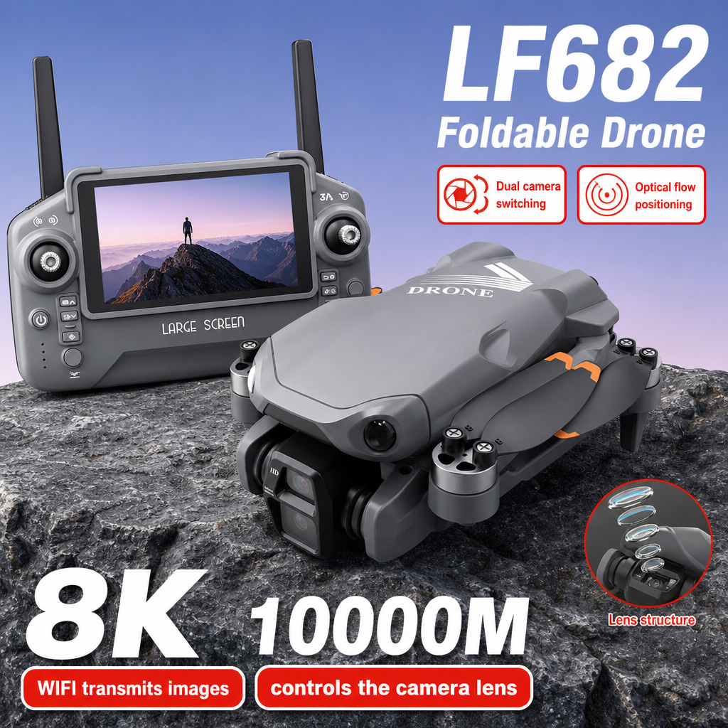 Aerial Photo LF682 Drone 8K HD - Drone Mapping 评论和价格