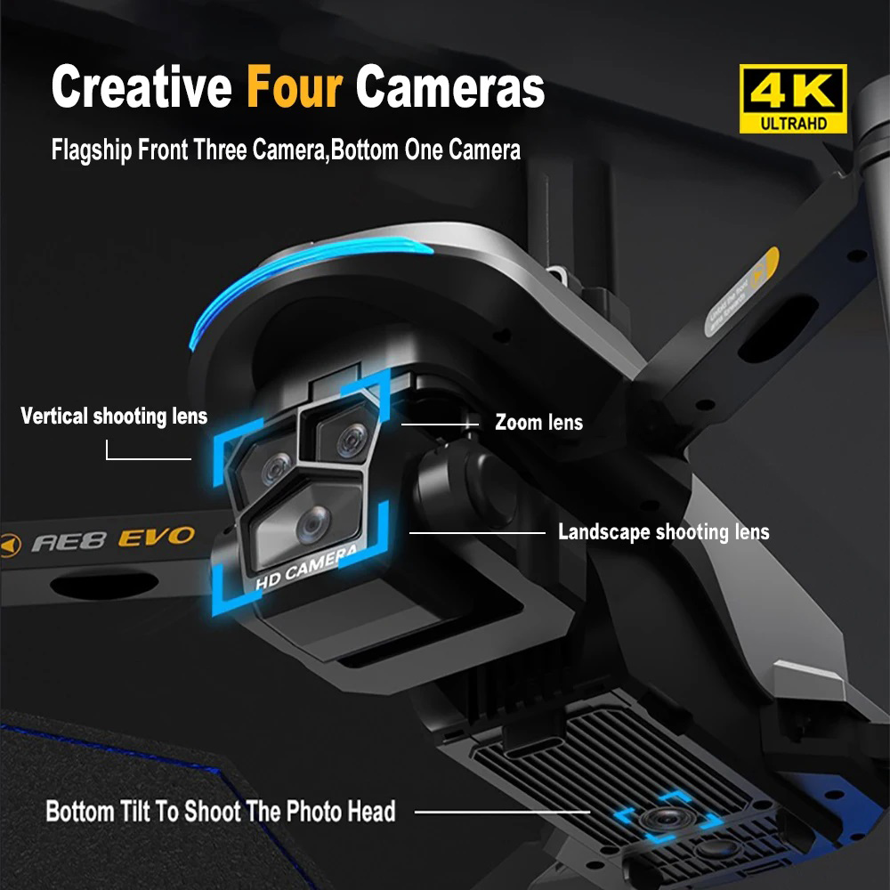 AE8 EVO Drone 4K Professional  - Drone Photogrammetry 评论和价格