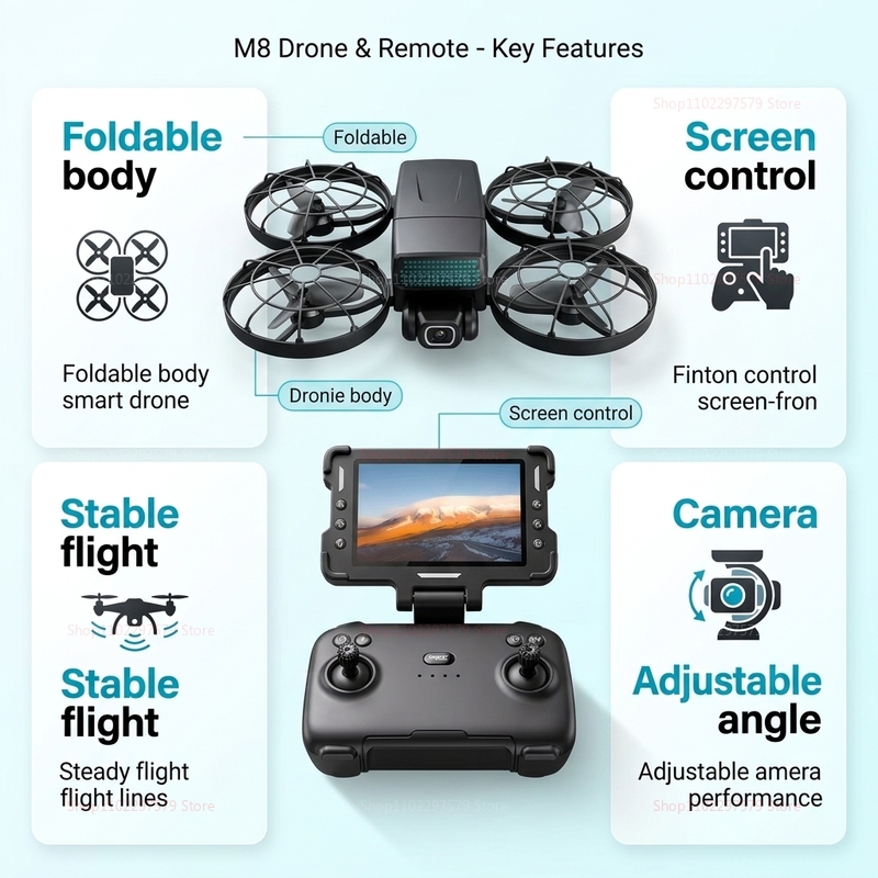 New Drones M8 GPS 8K Professio - Drone Photogrammetry 评论和价格